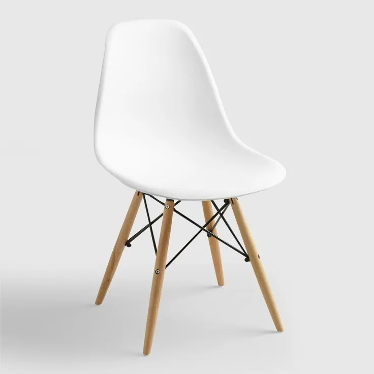 Plastic Dining Chairs with  at Desk and Decor