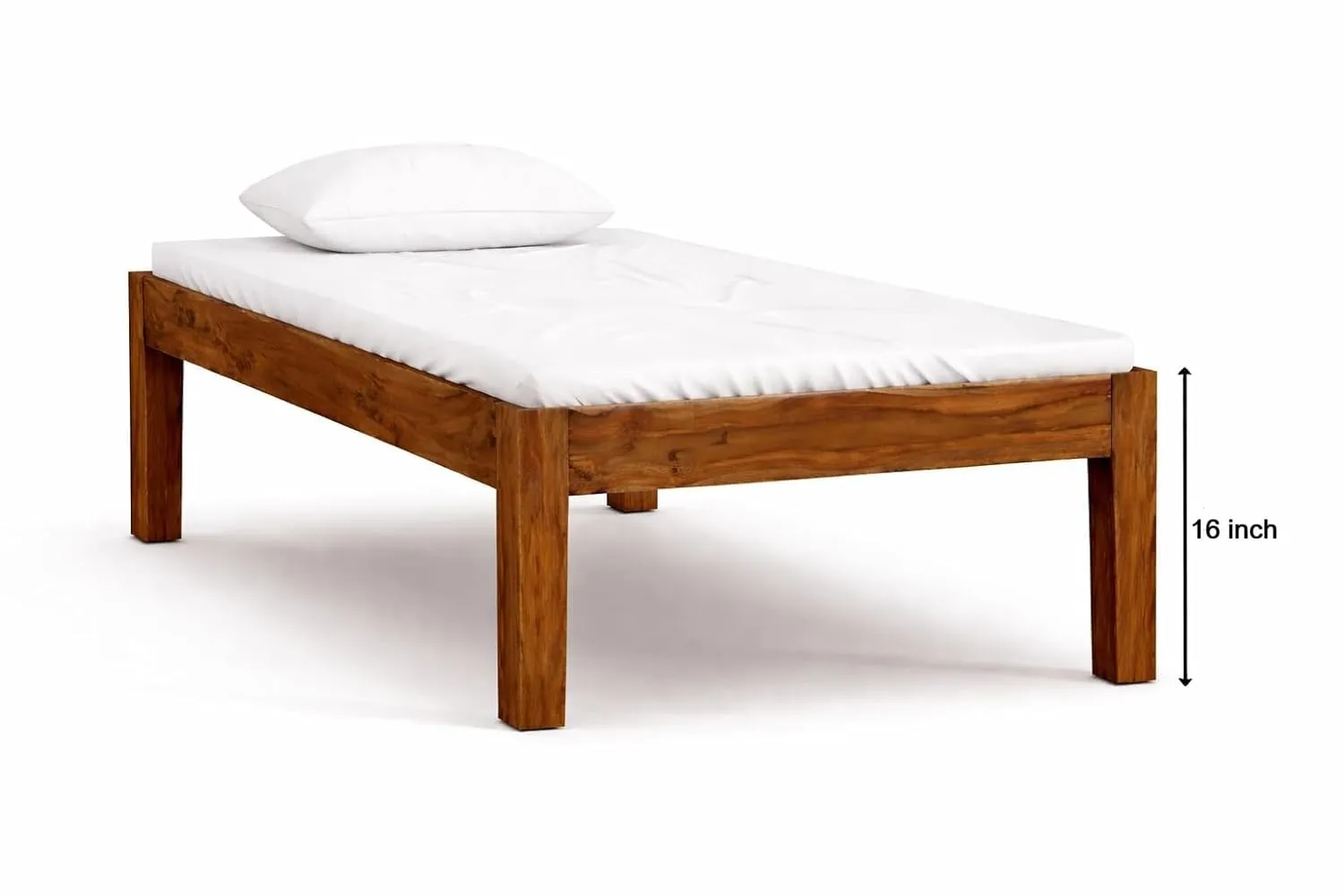 Sheesham Wood Single Bed I Sheesham Wood Single Size Bed Single Beds Desk and Decor 
