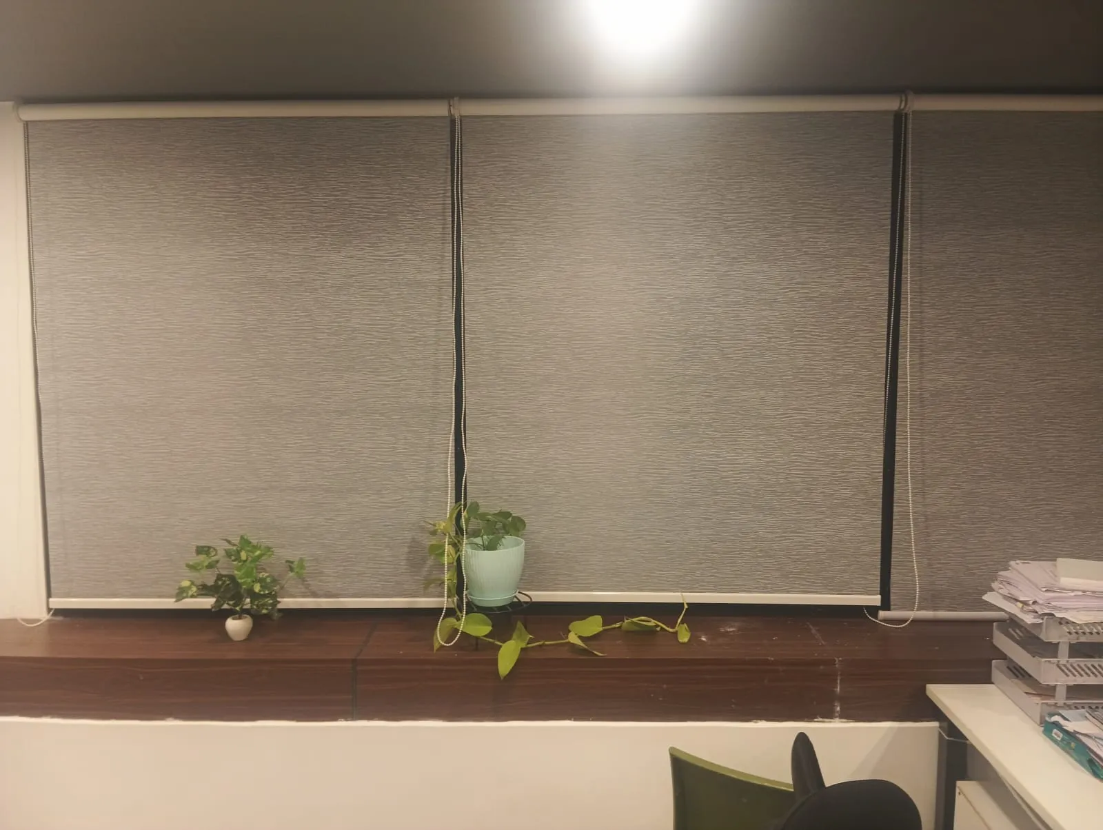 Roller Blinds Curtains & Drapes Desk and Decor 