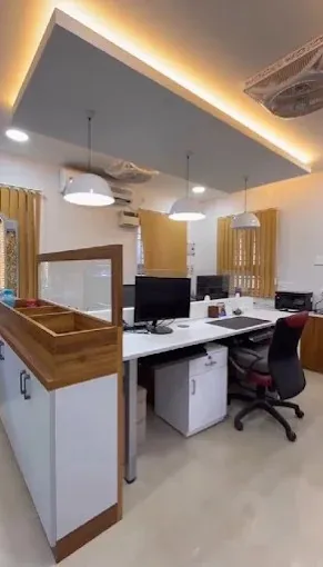 Open-Plan Office WorkstationOpen-Plan Office Workstation Area — "DANTECH Academy" Area Modern Office Designs Desk and Decor 