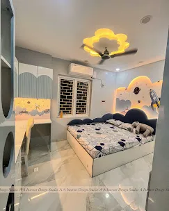 Soft glam bedroom Modern Bedroom Desk and Decor 