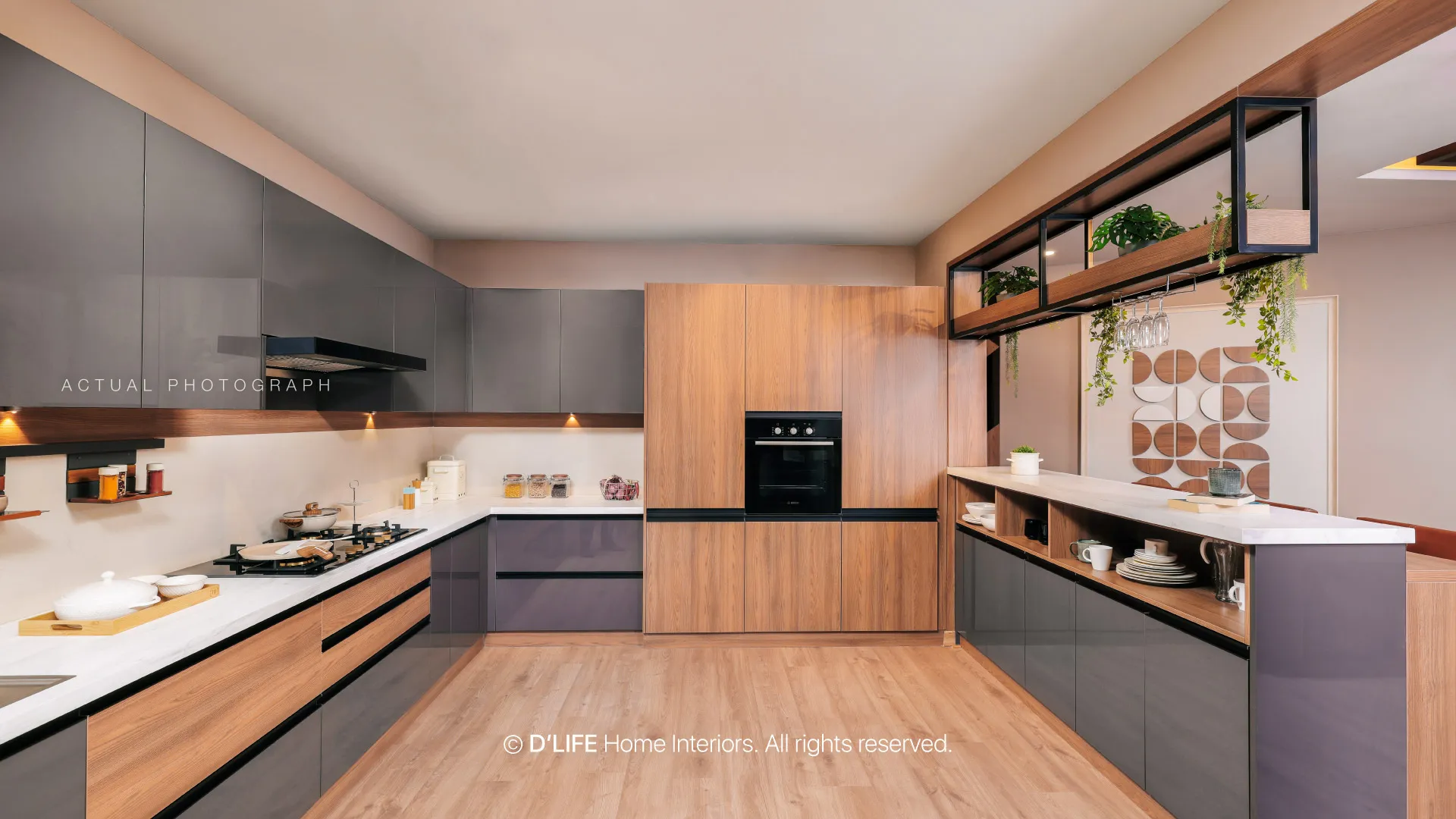 Modular Kitchen with Breakfast Counter Modular Kitchen Desk and Decor 
