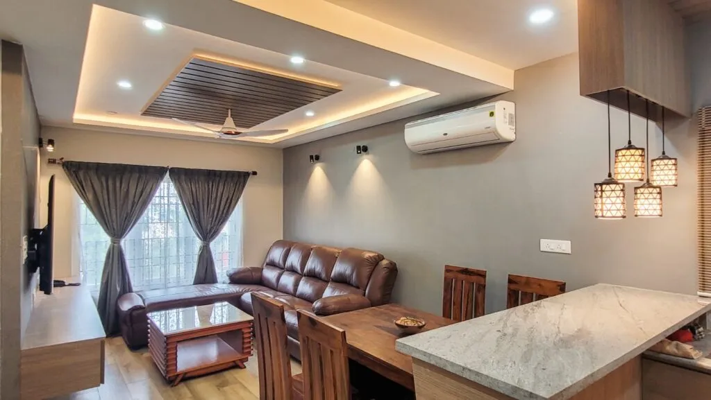 Living Room with Statement Pendant Lighting Modern Living Room Designs Desk and Decor 