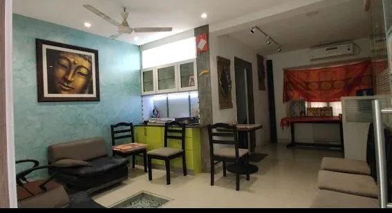 Eclectic Living-cum-Dining Space Small Living Room Designs Desk and Decor 