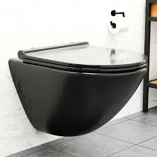 AquaFlow Premium Wall Hung Toilet Wall Hung Toilets Desk and Decor 