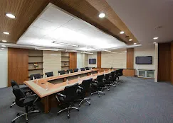 Corporate Boardroom / Conference Room Corporate Office Layouts Desk and Decor 