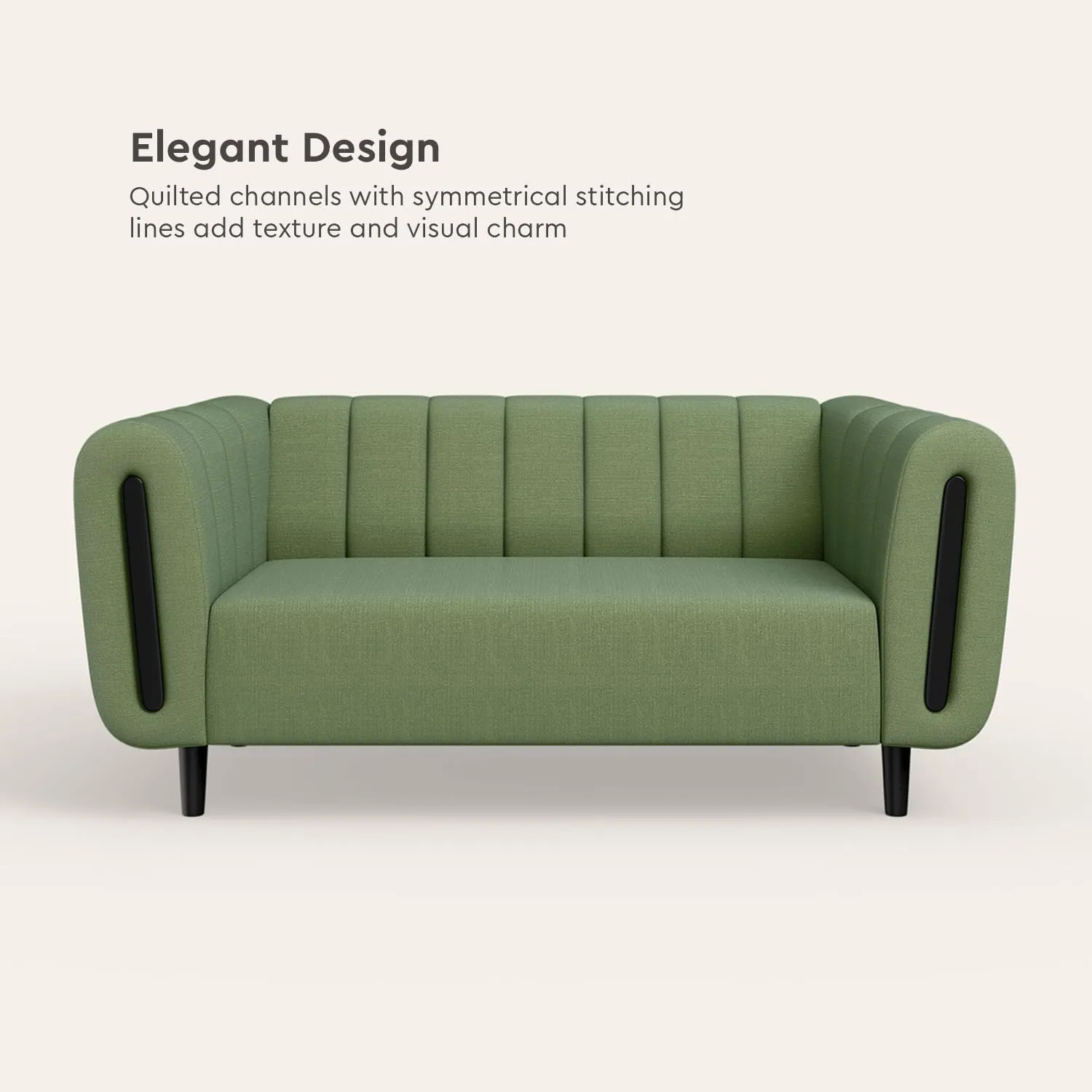 Sofa Paramount 2 Seater Fabric Sofa for Living Room 2 Seater Sofas Desk and Decor 