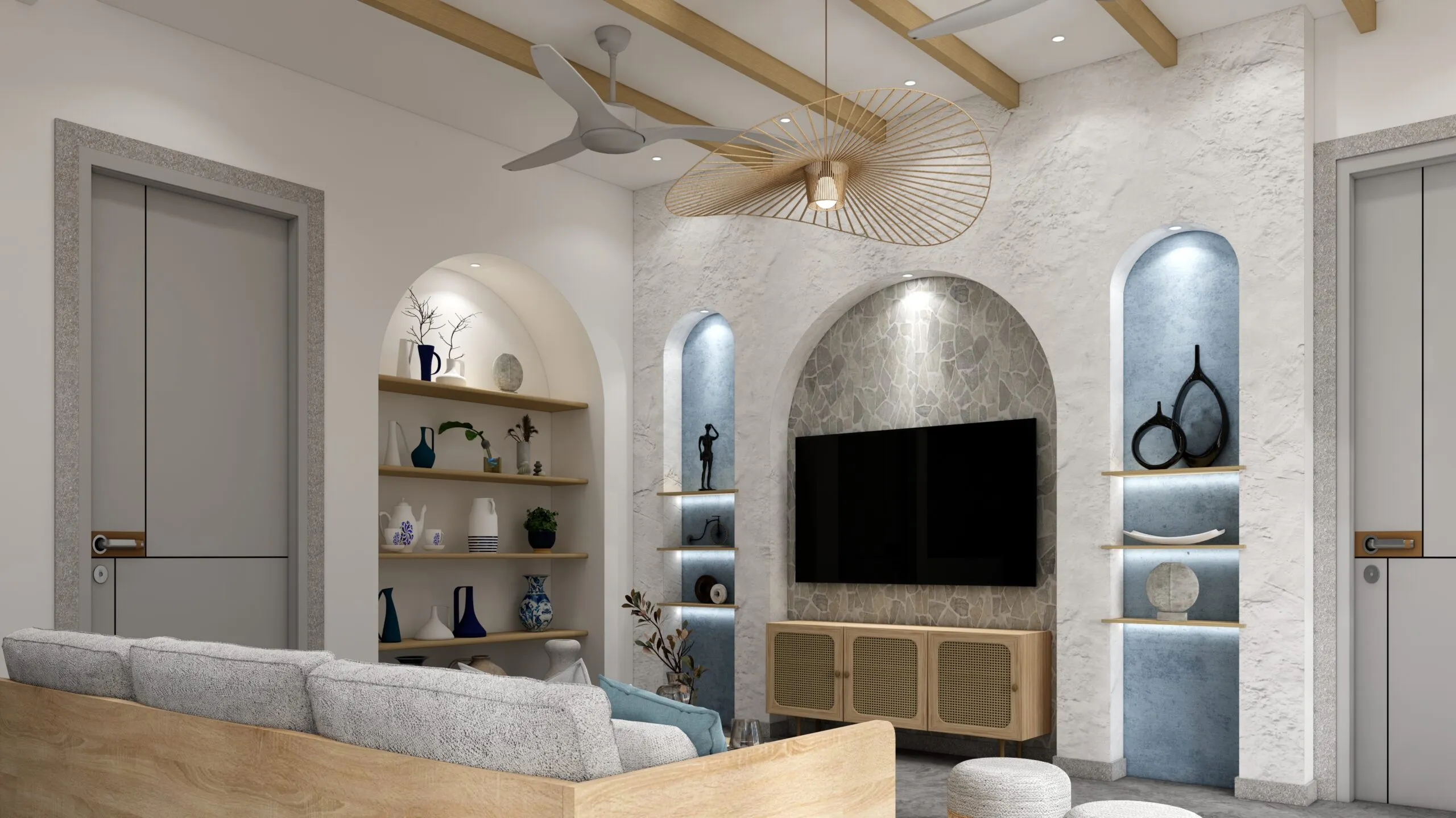 Living Room / TV Lounge Modern Living Room Designs Desk and Decor 