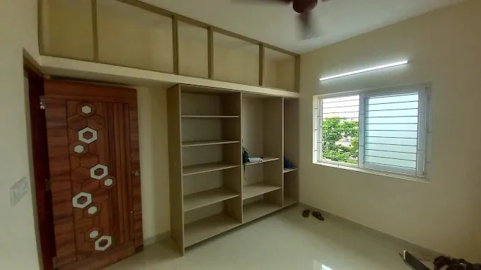 Custom Built-in Modular Wardrobe Carcass with Overhead Loft Storage Loft Storage Designs Desk and Decor 