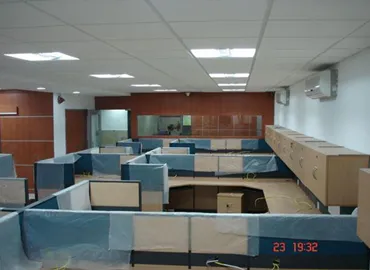 Office Cubicle Area with Storage Cabinet Wall Modern Office Designs Desk and Decor 