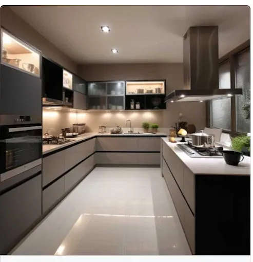 L-Shaped Modular Kitchen Modular Kitchen Desk and Decor 