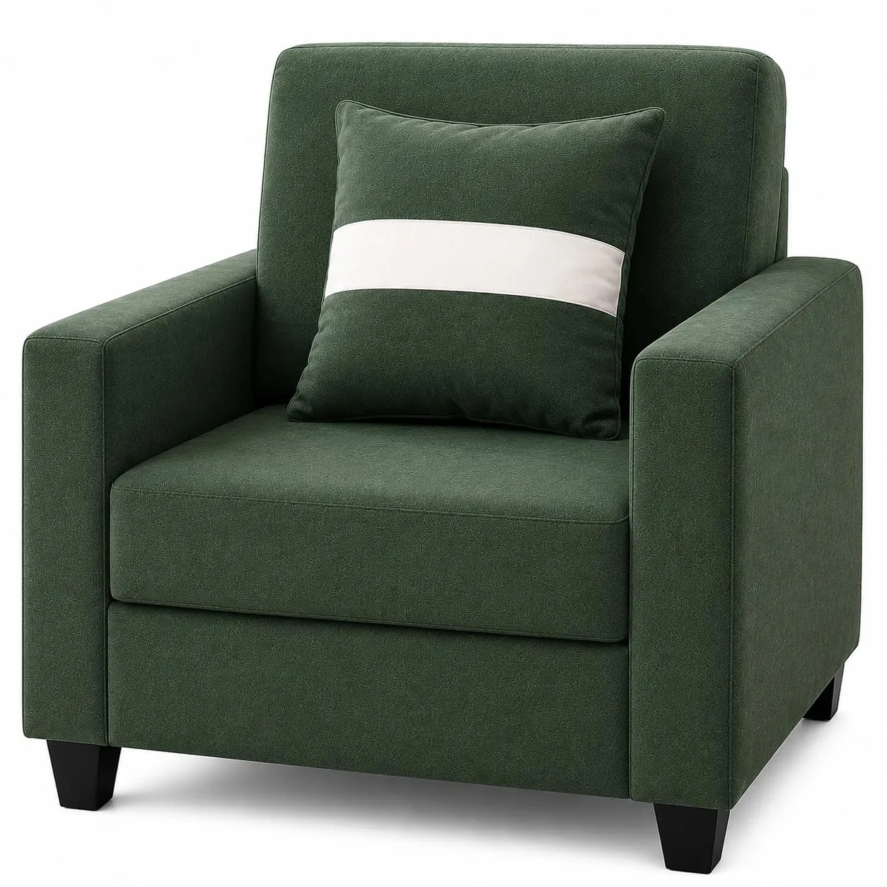 Furniture 1 Seater Fabric Sofa for Living Room Furniture 1 Seater Sofas Desk and Decor 