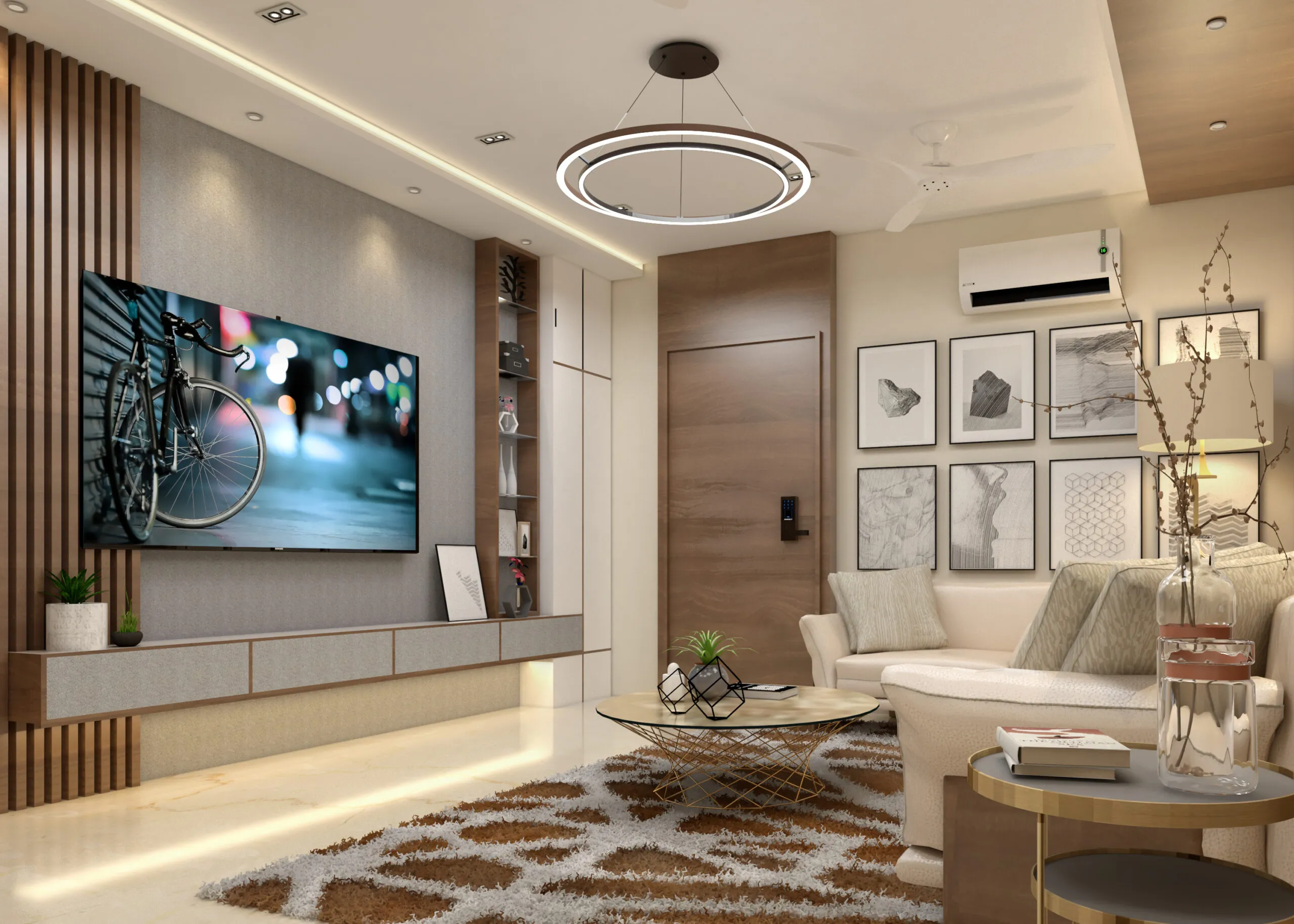 Living Room / TV Lounge Modern Living Room Designs Desk and Decor 
