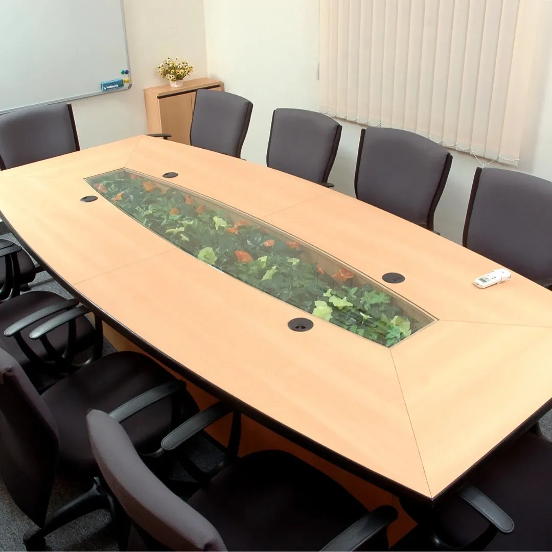 Commercial Office Cubicle Workstation Cabin-Based Office Layout Desk and Decor 