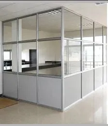 Aluminium Glass Partition for Office Spaces Cabin-Based Office Layout Desk and Decor 