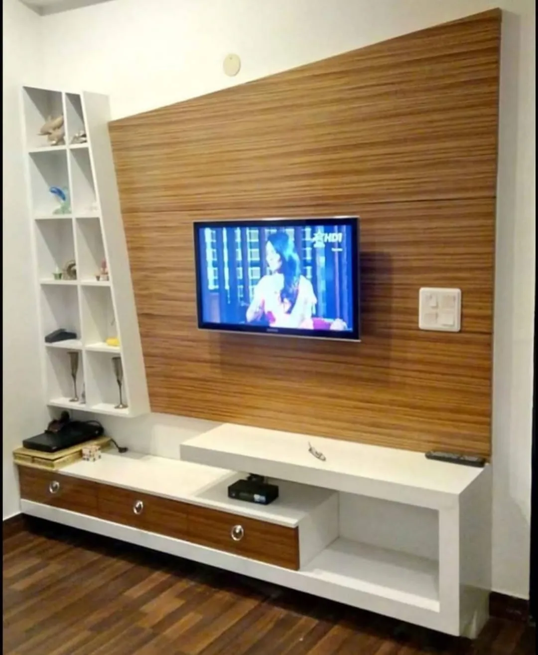 Living Room with TV Feature Wall Modern Living Room Designs Desk and Decor 