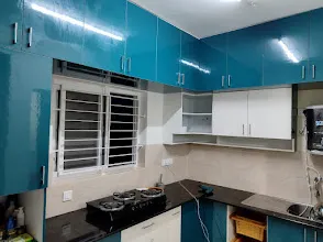 Teal Blue Modular Kitchen Modular Kitchen Desk and Decor 