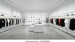 FashionHub Retail Interior Setup Clothing Store Designs Desk and Decor 