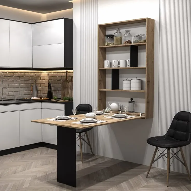 Albi Wall Table with Folding Dining Tables at Deskanddecor