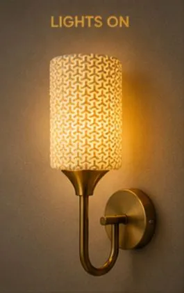 PRO 5637 with Bedside Wall Lights at Desk and Decor