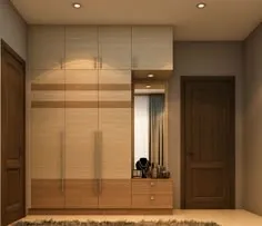 Modular interior bedroom interior video with Hinged Wardrobes at Deskanddecor