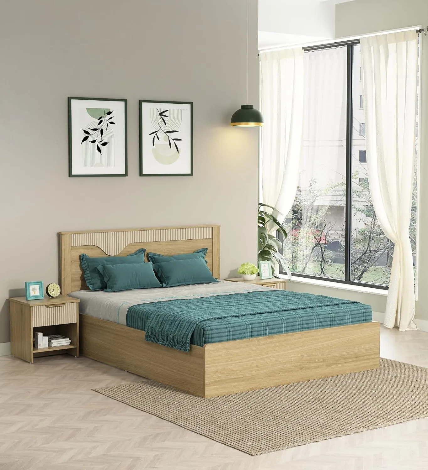 Spacewood Rivolla Bed with Beds at Deskanddecor