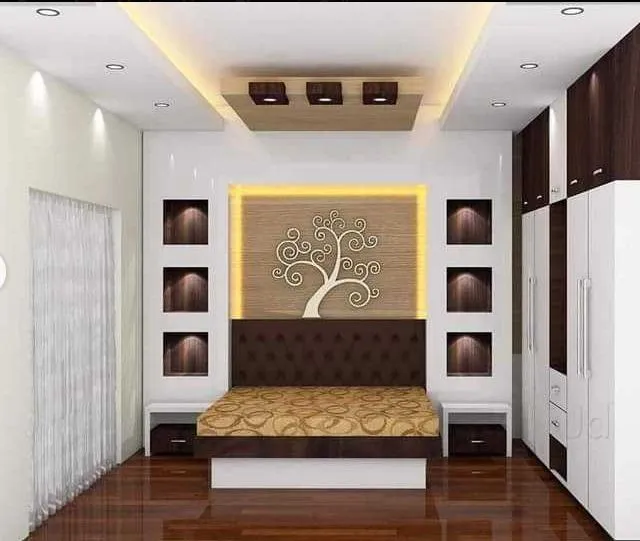 Modern Artistic Bedroom Interior with Modern Bedroom at Deskanddecor