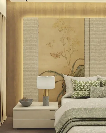 Contemporary  Exclusive Luxury Bedroom with Modern Bedroom at Deskanddecor