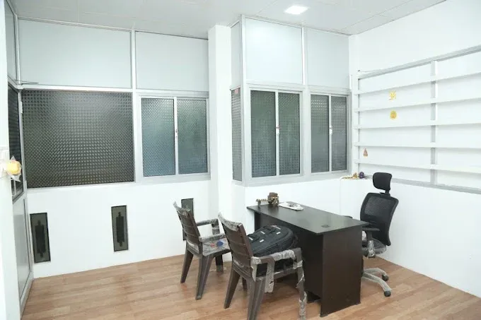 Modern Office Cabin with Cabin-Based Office Layout at Deskanddecor