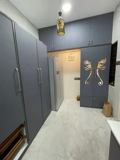 Wardrobe Unit with Modular Wardrobe at Deskanddecor