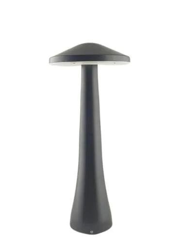 Mushroom Bollard with Garden Lights at Desk and Decor