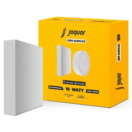 Gem Surface Square with Up & Down Wall Lights at Deskanddecor