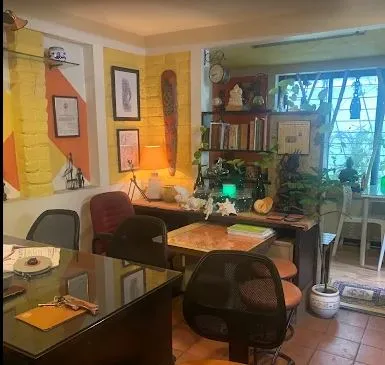 Eclectic Home Office / Study Room with Study Room / Bedroom at Deskanddecor