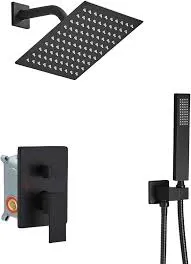 AquaRain Luxury Shower Set with Showers at Deskanddecor