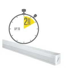 kriza INVERTER BATTEN with Up & Down Wall Lights at Deskanddecor